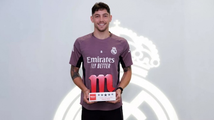 1进球3助攻，巴尔韦德当选皇马2月最佳球员